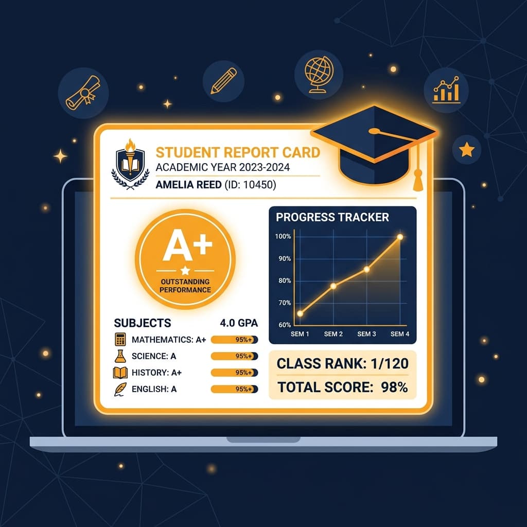 Setting up grading bands so result cards calculate themselves